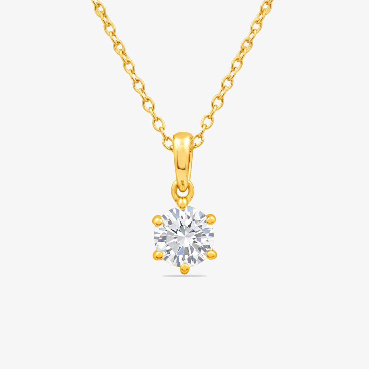 Ava Silver Zirconia Necklace