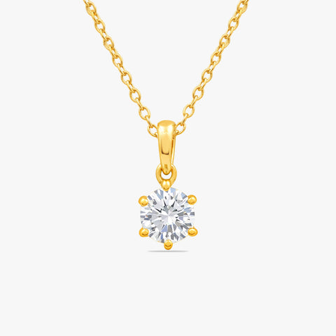 Ava Silver Zirconia Necklace