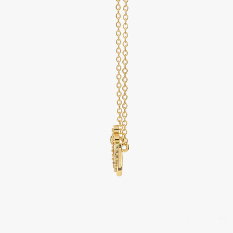 Dami Silver Zirconia Infinity  Necklace