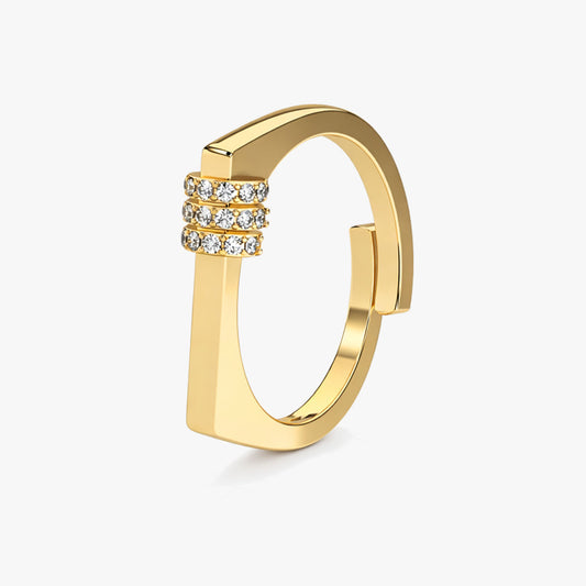 Jeri Silver Adjustable Ring