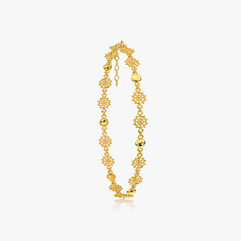 Xyla Silver Anklet