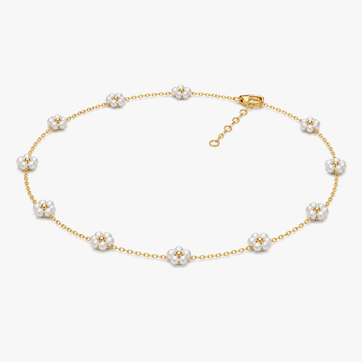 Lily Silver Pearl Necklace