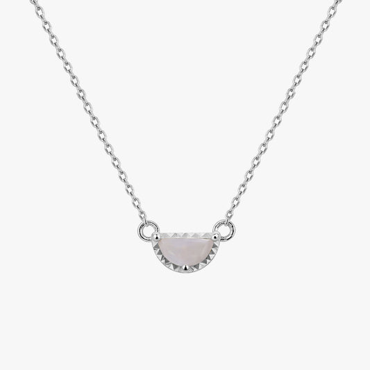 Mia Silver Chalcedony Necklace