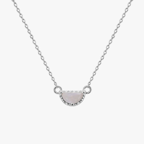 Mia Silver Chalcedony Necklace