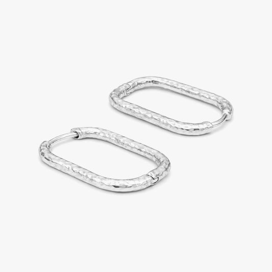 Ilia Silver Huggies Earrings