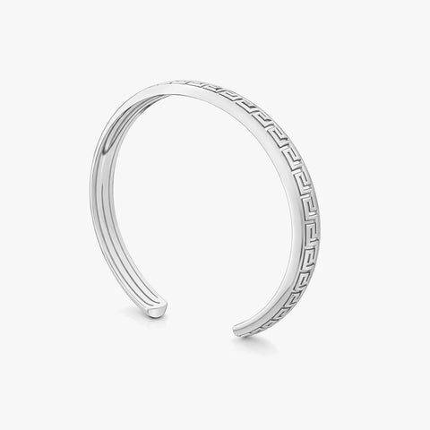 Mack Silver Bangle Bracelet