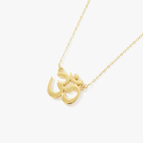 Cian Sterling Silver OM Necklace