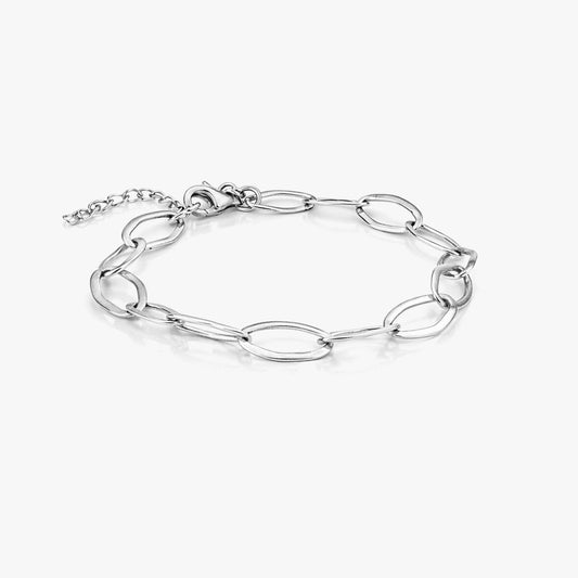Cora Silver Organic Bracelets