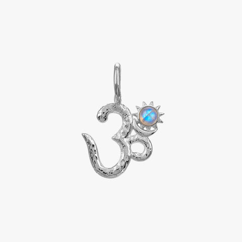 Lucy Silver Moonstone OM Pendant