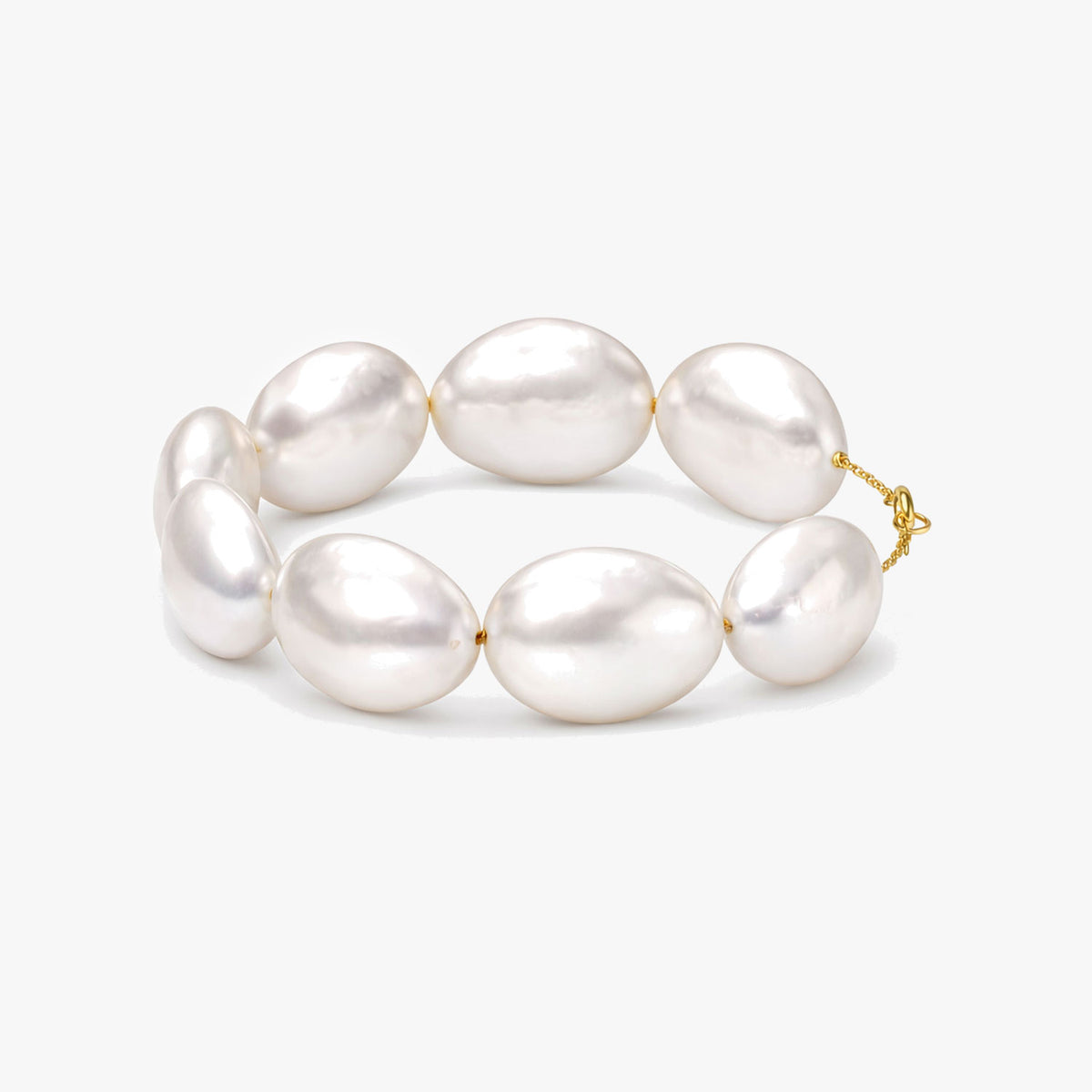Zeni Silver Pearl Bracelets