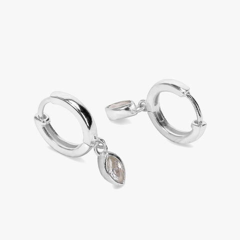 Ree Silver Zirconia Earrings