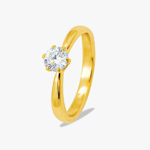 Nina Silver Diamond Adjustable Ring