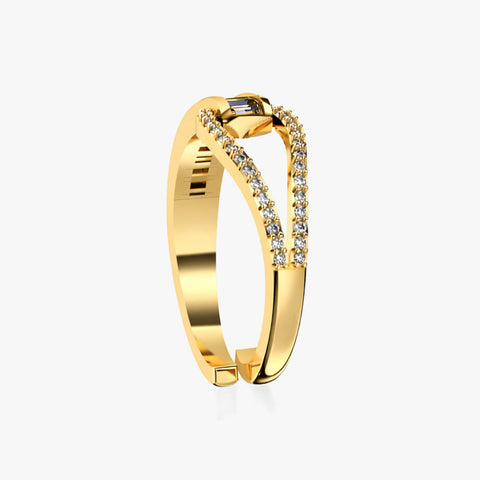 Kira Silver Adjustable Ring