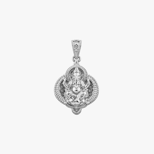 Evan Silver Ganesh Pendant