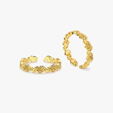 Cyna Silver Toe Ring