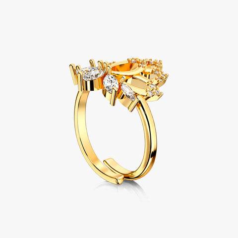 Aefa Silver Adjustable Ring