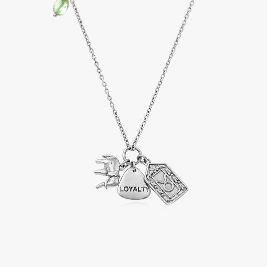Ada Silver Emerald Necklace