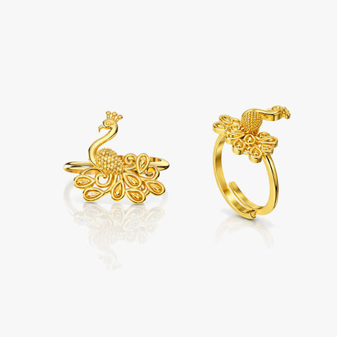 Azra Silver Toe Ring