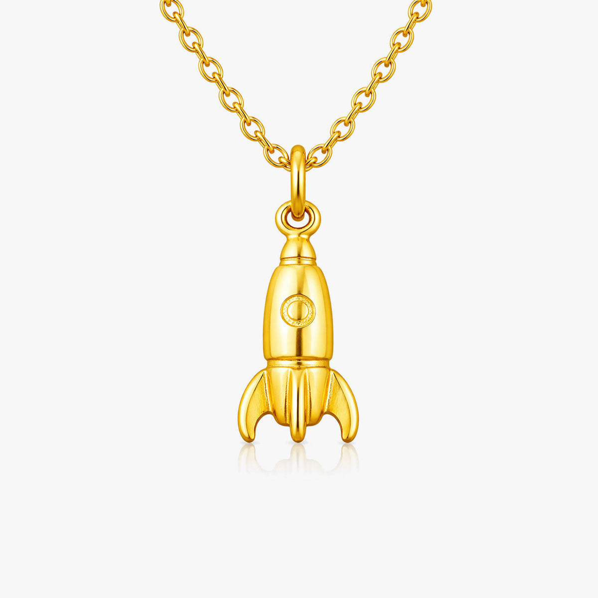 Ava Silver Rocket Necklace