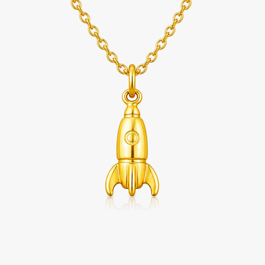 Ava Silver Rocket Necklace