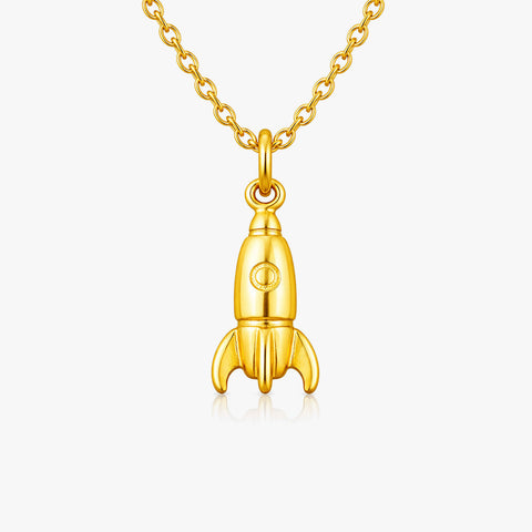 Ava Silver Rocket Necklace
