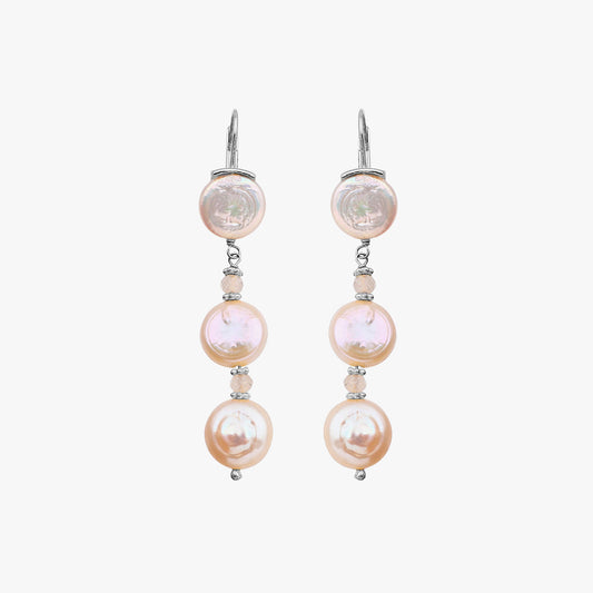 Orla Silver Pearl Earrings