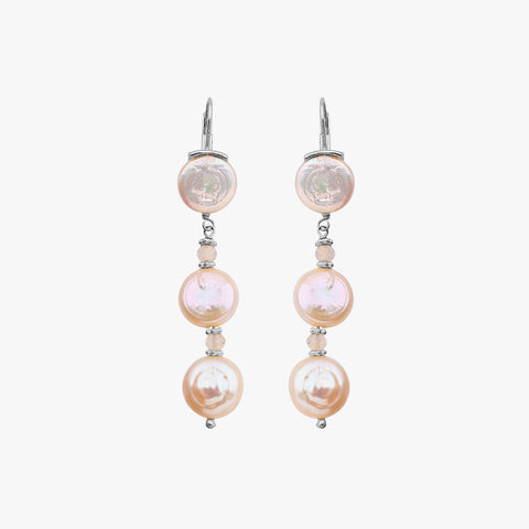 Orla Silver Pearl Earrings