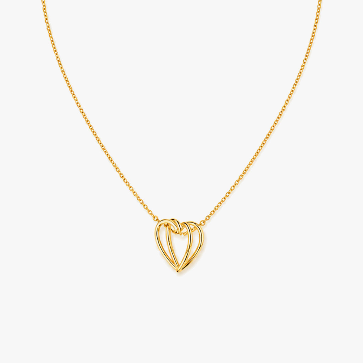 Taya Silver Heart Necklace