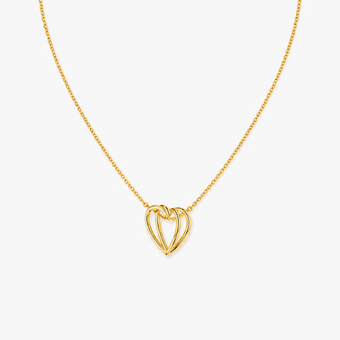 Taya Silver Heart Necklace