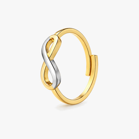 Ariel Two Tone Adjustable Ring
