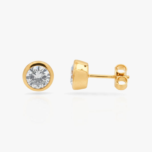 Dina Silver Diamond Earrings