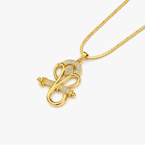 Drix Silver Ganesh Necklace