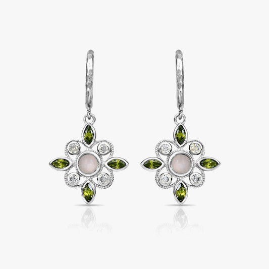 Asia Silver Zirconia Earrings