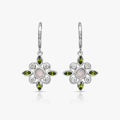 Asia Silver Zirconia Earrings