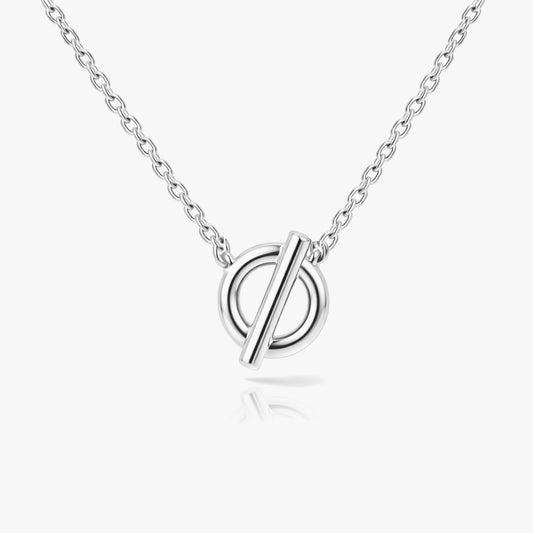 Kate Silver Toggle Necklace