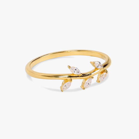 Qira Zirconia Adjustable Ring