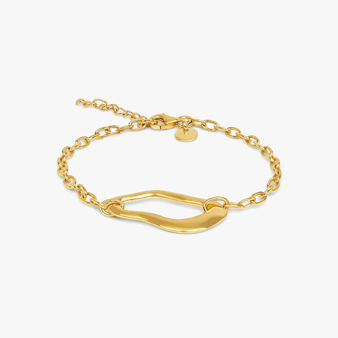 Nyla Silver Organic Bracelets