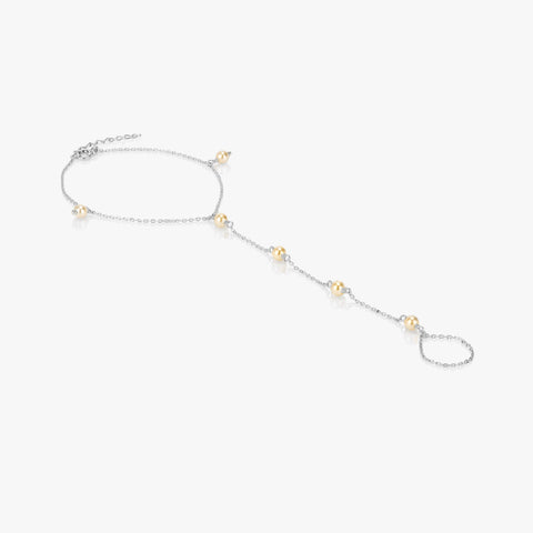 Gyra Silver Pearl Bracelets