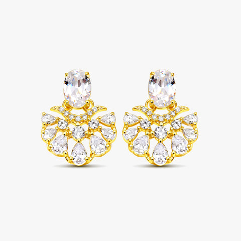 Jela Silver Stud Earrings