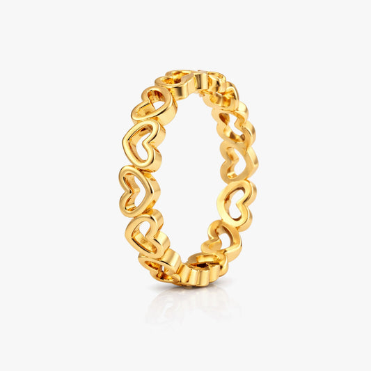 Mora Silver Heart Adjustable Ring