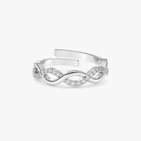 Lara Silver Adjustable Ring
