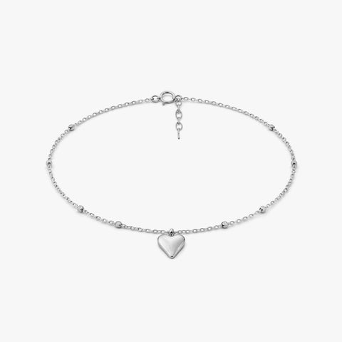 Iria Silver Anklet
