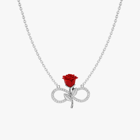 Mira Silver Zirconia Necklace