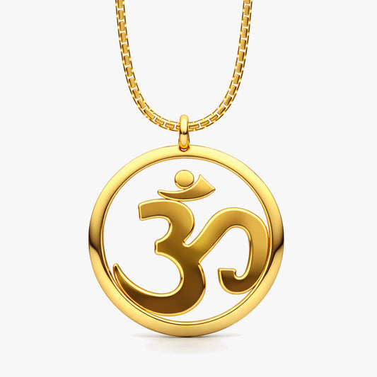 Asto Silver OM Necklace