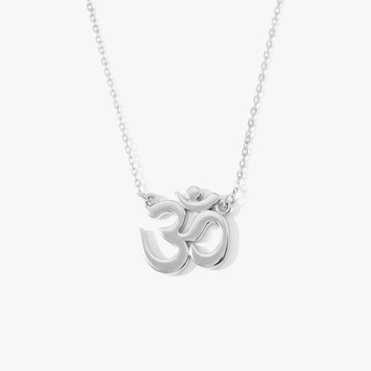 Cian Sterling Silver OM Necklace