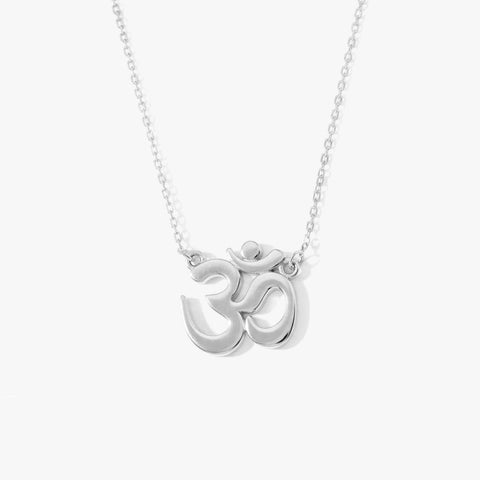 Cian Sterling Silver OM Necklace