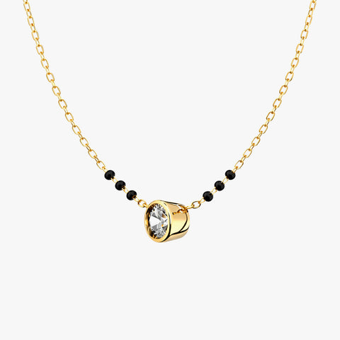 Cova Silver Mangalsutra
