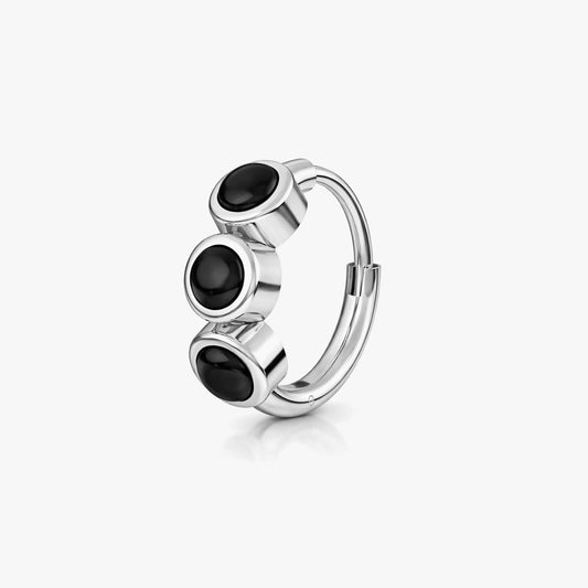 Ayza Silver Nose Pin