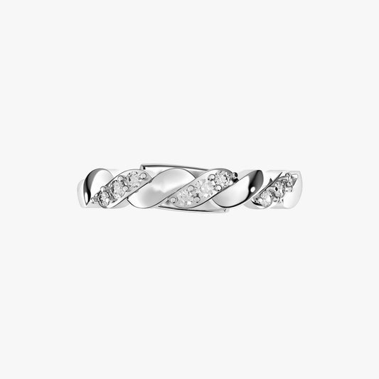 Qira Silver Adjustable Ring