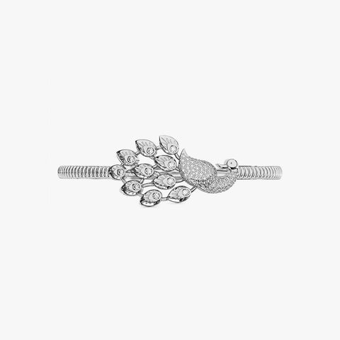 Liv Silver Cuff Bangle